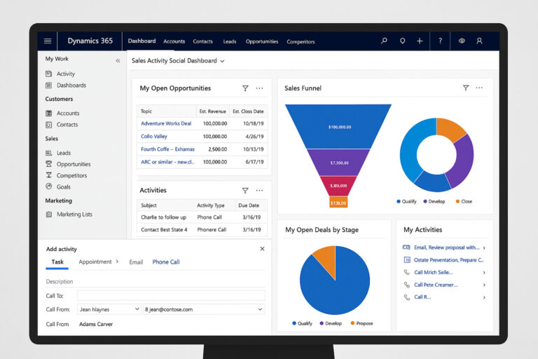 Dynamics 365 CRM platform